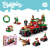 圣诞节礼物火车男女孩兼容乐高拼装玩具3D立体创意手工圣诞树节日 6合1圣诞火车-270块积木
