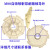 定制适用喷射泵导叶大头泵导杆塑料水叶水泵导叶导管胶圈水轮塑料盘叶轮 M80导叶