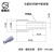 硬管接头M6螺纹倒锥接头卡套接头电磁阀接头PTFE特氟龙硬管用接头 M6螺纹压塞+压环 内径3mm PP 现货