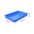 JN JIENBANGONG 塑料方盘 工业塑料盒子长方形胶盆托盘方形塑料盆工具盒零件盒方盆 蓝色560*380*80mm