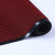 豫之韵 PVC双条纹地毯 酒店大门口迎宾防滑垫吸水脚垫楼梯走廊餐厅地垫商用塑料 条纹大红色1.6米宽1米长