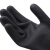 威碟安健加厚工业耐酸碱乳胶手套防防化黑白胶皮手套 威碟31CM黑