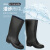 英玛仕（ENGMARSS）劳保雨鞋高筒防滑耐磨雨靴防水雨鞋 黑色 41码