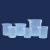 百灵威J&K Scientific,塑料烧杯,聚丙烯,透明,ml/oz双刻度,堆叠设计,30ml,10个/袋,914647