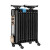 尺越 电热油汀取暖器 大功率3kw电暖器速热大面积对流加热器 黑色（大宽15片）