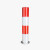 钢管警示柱固定反光立柱挡车防撞柱加厚型道路隔离路桩定议价 红白-76*750*2.0mm
