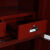 富都华创 保密柜 通体指纹密码锁 加厚钢制转印红木纹保密柜文件保管箱