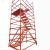墩柱平台 盖梁平台 安全爬梯梯笼 桥梁施工  现货可定制 4X2X2梯笼