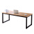 适用于简易电脑桌钢木书桌简约现代双人经济型办公桌子台式桌写字定制 长120*宽40*高74