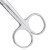 午励 实验用剪刀 不锈钢实验室手术剪刀 弯刀 手术直尖20cm 