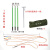 电力户外10KV高压接地线接地棒35KV便携式接地线软铜线保检测国标 1米棒3根 ，1.5*3+20，接地针 配包