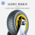 张氏艺佳 ZS-LZ5-02Z 升级款5寸重型橡胶万向轮 黑色橡胶脚轮工厂仓库耐磨推车轮重型轮