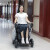 高端智能老年电动轮椅多功能靠背可躺可升降平移残疾人代步车 粉红色