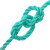稳斯坦 W604 尼龙绳塑料绳子 耐磨防滑晾衣绳蔬菜大棚帐篷绳货车捆绑绳 绿色直径1mm*400m