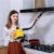 物理清洗加湿器喷头刷型喷雾B器油烟厨房便捷高温高压蒸汽机定做 黑红色