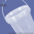 米奇特工 透明3L小水桶塑料密封带盖桶洗车桶 TQSP10
