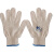 星宇（XINGYU）加大加厚纯棉耐用线手套62g 12付/包 一包装 白色