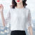 圣秀媛雪纺衬衫女士夏季装年新款薄款时尚短袖上衣漂亮洋气小衫 白色 M 建议85-100斤