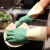 CT施达 加厚耐用防滑橡胶手套 柔软不易撕裂洗碗洗衣洗车园艺清洁工具10对装TM-RG 8380M/RW（10）