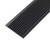 鼎红 楼梯防滑条PVC胶条自粘踏步台阶贴地面防滑压条黑色宽6cm*长1m