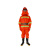 江山得利（JIANGSHANDELI）97消防战斗训练服抢险救援 上衣+裤子红色L码  1套