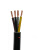 机械设备线 动力线 RVV2 3 4芯 多芯信号线护套电源线控制电缆线 RVV3芯4.0平方黑色一米