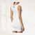 PHILIPP PLEIN24新款PP女裙logo刺绣包臀白色背心连衣裙短裙 XS
