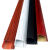 三角形铝合金线槽黑红白木纹色地板防踩墙阴角明装饰踢脚线板 纯黑色 不带胶  2米长(拍10件起发)