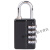 钥匙密码锁密室游戏双开4位密码锁头寻码锁健身房更衣柜密码挂锁 NBYT-B301A