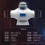 定制适用防爆式管道风机220强力工业排风增压换气扇BT4厨房160PVC BXF-100（IIC级）4寸