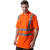 博迪嘉 GN650短袖POLO衫 透气鸟眼布 户外作业交通反光安全服 荧光橘红色 M码1件 可定制
