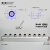 30x30多管路气排分气块气路直通多通快速接头带安装孔分配器铝排 30x30直九通PC组