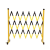 鸣狼 玻璃钢绝缘伸缩管式围栏 电力安全施工围栏 可移动护栏 幼儿园隔离栏 高1.2*3.5米黄黑色加厚国标