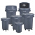 超宝（CHAOBAO）B-008 储物桶 带盖圆桶塑料垃圾桶工业搬运桶 120升漏斗型储物桶