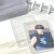 韩国ins咕卡套全透明白光加厚卡片保护套专辑3寸小卡硬胶套双面 横版20个 双面覆膜B8卡套