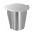 圆形304不锈钢垃圾桶镂空翻盖 方形嵌入式洗手间厨房台面盖子 圆盖内径 250mm