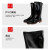 双安 BS001 PVC模压靴红叶PM95耐磨耐油食品靴雨鞋黑色45码1双装