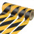 黄黑警示胶带地标贴纸车间地板分区安全警戒交通反光膜贴纸pvc 黑黄20厘米宽*33米长