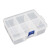 DEDH丨可拆塑料零件盒收纳盒；6格
