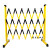 定制适用于电力施工安全护栏玻璃钢绝缘移动伸缩围栏道路警示隔离 适黑黄1.2米高*2米长