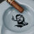 万福邻（WANFULIN)雪茄烟灰缸创意陶瓷烟灰缸大号雪茄烟灰缸办公室雪茄专用烟灰缸 米白色