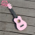 久耀21寸23寸彩色女生尤克里里儿童小吉他初学者乌克丽丽夏威夷四弦琴 21寸粉红 21英寸
