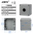 金属铸铝防水按钮盒孔径22端子开关盒 铝合金123456孔户外接线盒 22 1空盒(加高型)带灯按钮专用