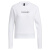 阿迪达斯 （adidas）卫衣外套女装春秋款运动服针织圆领上衣套头衫HD8998 HM7092白色 S