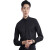 中神盾7506 男女装新款衬衫职业装（1-9套） 黑色 45码
