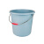庄太太 22L蓝色36*34cm 加厚洗衣塑料水桶手提装水大红色塑料桶盆桶