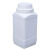 定制加厚级大口径塑料瓶子方形瓶固体液体粉末分装瓶试剂瓶广口瓶 大口方瓶250ml黑色-非食品级 配内盖