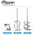 不锈钢高粘度螺旋螺带式分散叶片实验室搅拌桨杆ika精密 双螺旋桨叶直径60+轴杆8*350