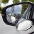 七抒汽车倒车镜后视镜小圆镜 360度可旋转倒车镜广角镜反光镜汽车盲 银边框一对装 北汽威旺S50威旺M50F威旺M20 威