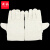 谋福（CNMF）劳保手套 双层电焊防滑耐磨焊工手套 （半衬12线帆布手套） (10副装) 